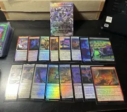 MTG Teenage Mutant Ninja Turtles Lot Of 17 Uncommon & Common (ALL FOIL) TMNT - Image 1