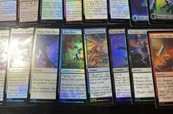 MTG Teenage Mutant Ninja Turtles Lot Of 17 Uncommon & Common (ALL FOIL) TMNT - Image 4