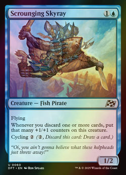 MTG Scrounging Skyray Foil ** Aetherdrift ** English (NM) - Image 1
