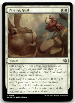 Parting Gust #24 (Foil) (NM) Bloomburrow BLB Magic MTG - Image 1