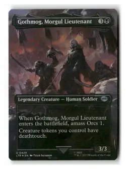 Gothmog, Morgul Lieutenant (Borderless) 429 Tales of Middle-earth MTG Foil LP - Image 1