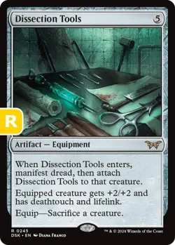 MTG Dissection Tools Duskmourn Rare Artifact Equipment NM - Image 1
