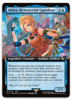 Rikku, Resourceful Guardian (Extended Art) #145 (NM) Final Fantasy FIC Magic MTG - Image 1