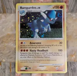 Pokemon Rampardos 33/123 Mysterious Treasures Holo Rare Stage 2 120 HP - Image 1