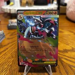 Pokemon Mega Charizard X ex 029 Me: Mega Evolution Promo Holo - Image 1