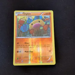Pokemon Diglett Generations 38/83 Reverse Holo Common Basic HP50 Mole Card - Image 1