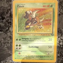 Pokemon Pinsir Jungle 9/64 Holo Rare Basic 60 HP Wizards 1999 Unlimited - Image 1