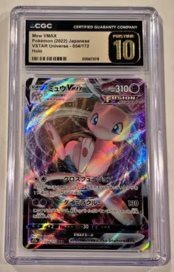 Mew VMAX 054/172 VSTAR Universe s12a Holo Pokemon Card Japanese CGC 10 Pristine - Image 3