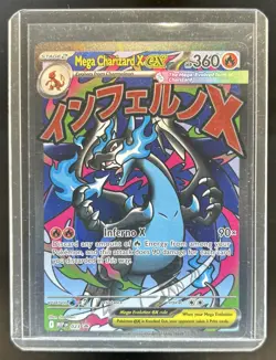 2025 Pokemon MEP Black Star Promos Mega Charizard X ex #023 - Image 1