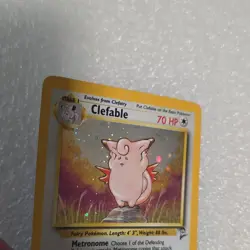 Pokemon Clefable Base Set 2 5/130 Holo Rare 70 HP English Card - Image 2