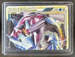 2010 Pokemon HeartGold & SoulSilver Triumphant Palkia Dialga LEGE #101/102 - Image 1
