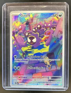 2024 Pokemon Temporal Forces Gastly Illustration Rare #177/162 - Image 1