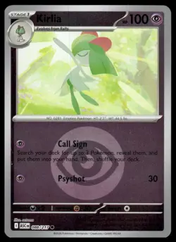 Pokemon ME: Ascended Heroes #088/217 Kirlia (Energy Symbol Pattern) Holo - Image 1