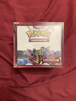 Pokemon TCG Sword & Shield Lost Origin Booster Box Sealed w/Acrylic Case - Image 1