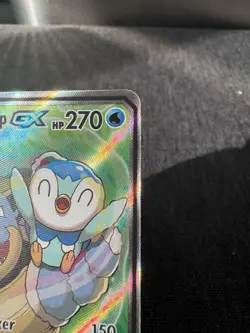 Pokemon TCG SM Cosmic Eclipse Blastoise Piplup GX 215/236 Tag Team Alt Art NM - Image 4