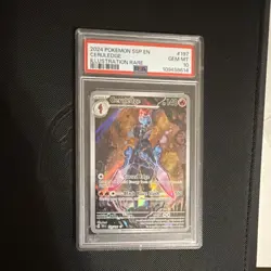 Pokemon TCG Ceruledge Sv08 Surging Sparks Illustration Rare Holo PSA 10 197/191 - Image 1