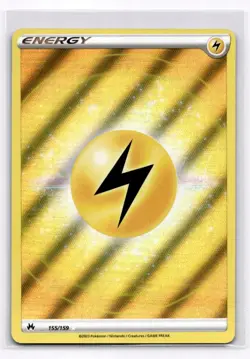 Lightning Energy (Texture Full Art) Crown Zenith - Pokemon NM 155/159 - Image 1