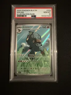 Pokemon Golurk 123/086 Sv: Black Bolt Holo PSA 10 GEM MINT - Image 1