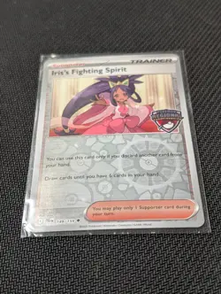 2025 Pokemon Journey Together Iris's Fighting Spirit Regional Stamped Promo 149 - Image 2