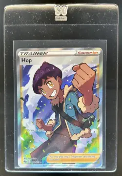 2020 Pokemon SWSH Champion's Path Hop Holo Full Art #073/073 - Image 1