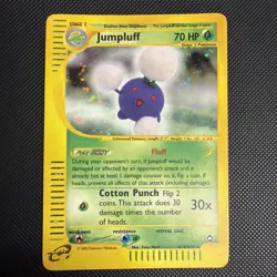 Pokemon Jumpluff Holo Rare Aquapolis H13/H32 2002 LP SWIRL!! - Image 2