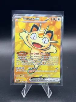 Pokemon Meowth EX Holo 107/088 Me03: Perfect Order - Image 1