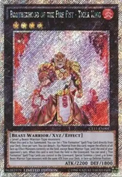 Yugioh - Brotherhood of the Fire Fist - Tiger King (Limited) - CT11-EN001 (P) - Image 1