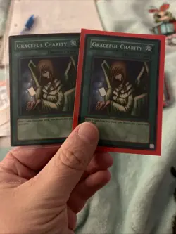 Yu-Gi-Oh Graceful Charity Super Rare Light-Played LP SDP-040 - Image 1