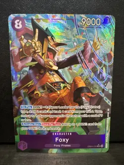 Foxy EB04-036 SR Alternate Art The Azure Sea’s Seven One Piece NM - Image 1