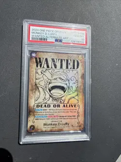 (1) PSA 10 2024 One Piece OP09 Emperors In The New World Wanted Monkey D Luffy - Image 3