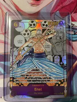 Enel (OP15-118) Manga Alternate Art Adventure on Kami’s Island One Piece TCG En - Image 1