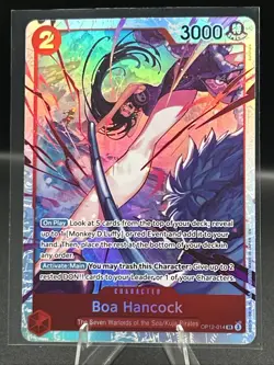 Boa Hancock OP12-014 - One Piece TCG English - SR Super Rare Foil NM Near-Mint - Image 1