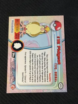 #18 Pidgeot NM - Pokemon Topps Series 1 - Image 2
