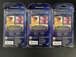 Lot x3 2024 Disney Lorcana TCG First Chapter Amber & Amethyst Starter Deck WSC34 - Image 5