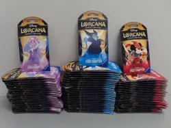 (69) Lot 2023 Disney Lorcana The First Chapter Sealed Sleeved Booster Pack - Image 1