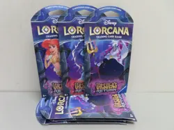 (6) Lot 2024 Disney Lorcana Ursula's Return Sealed Sleeved Booster Pack - Image 1