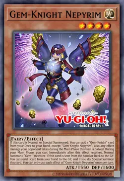 BLMM-EN021 Gem-Knight Nepyrim Starlight Rare YuGiOh Preorder - Image 1