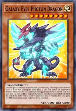 BLMM-EN007 Galaxy-Eyes Photon Dragon Chibi Art Starlight Rare YuGiOh Preorder - Image 1