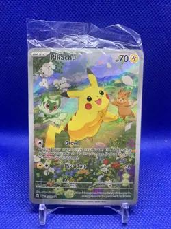Pokemon Card Pikachu Adventure Chest Promo SEALED Holo Illustration SVPEN 088 - Image 1