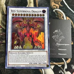 YUGIOH • RED SUPERNOVA DRAGON • ULTRA RARE • GFTP-EN045 • 1st EDITION • NM - Image 1