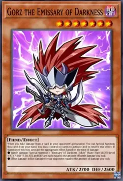 BLMM-EN005 Gorz the Emissary of Darkness Chibi Starlight Rare YuGiOh Preorder - Image 1