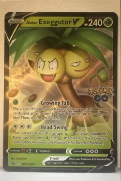 Alolan Exeggutor V SWSH225 SWSH: Sword & Shield Promo Cards Holo - Image 1