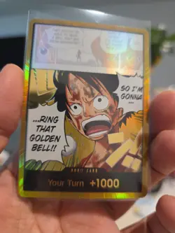 One Piece CG - DON!! Card (Luffy) (Gold) - Adventure on Kami's Island OP15-EB04 - Image 3