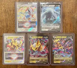 Pokemon TCG 5 Card NM Lot Lugia Giratina V And Vstar - Image 1