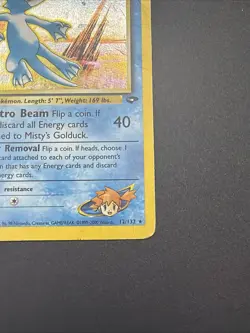 1st Edition Misty's Golduck 12/132 Gym Challenge Holo Vintage Pokemon Card - Image 2