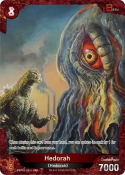 Godzilla Card Game Promo Cards - Hedorah (EBP01-027+) NM - Image 1