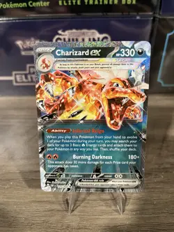 Charizard EX Obsidian Flames 125/197 SV03 Double Rare Holo Card NM Condition - Image 1