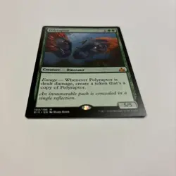 Polyraptor NM Rivals of Ixalan MTG English Regular 144 / 196 Dinosaur Tokens - Image 2