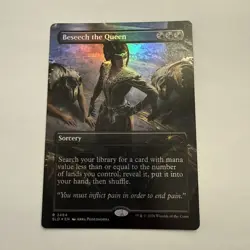 Beseech the Queen FOIL Borderless 2484 Secret Lair SLD MTG Rare Unplayed Mint NM - Image 1
