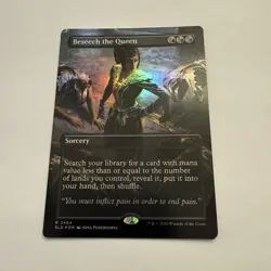 Beseech the Queen FOIL Borderless 2484 Secret Lair SLD MTG Rare Unplayed Mint NM - Image 2